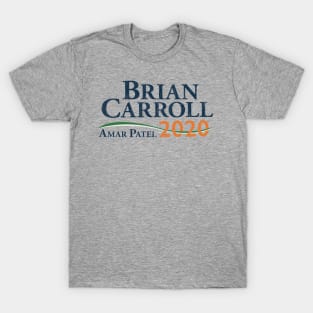 Brian Carroll Amar Patel 2020 Campaign Logo Vintage Distressed T-Shirt